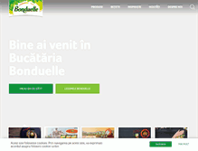 Tablet Screenshot of bonduelle.ro