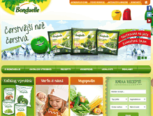 Tablet Screenshot of bonduelle.cz