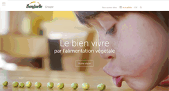 Desktop Screenshot of bonduelle.com