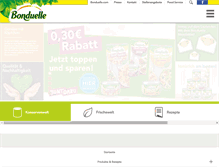 Tablet Screenshot of bonduelle.de